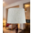 thumbnail image 4 of 12x14x10" SLIP UNO FITTER Textured Oatmeal Drum Shade, 4 of 8