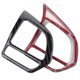 thumbnail image 4 of 2 piezas de marco de decoración de cubierta de dirección de fibra de carbono de metal para MG ZS MG6 MG5 EZS 2018-2021 Ac como se muestra, 4 of 5