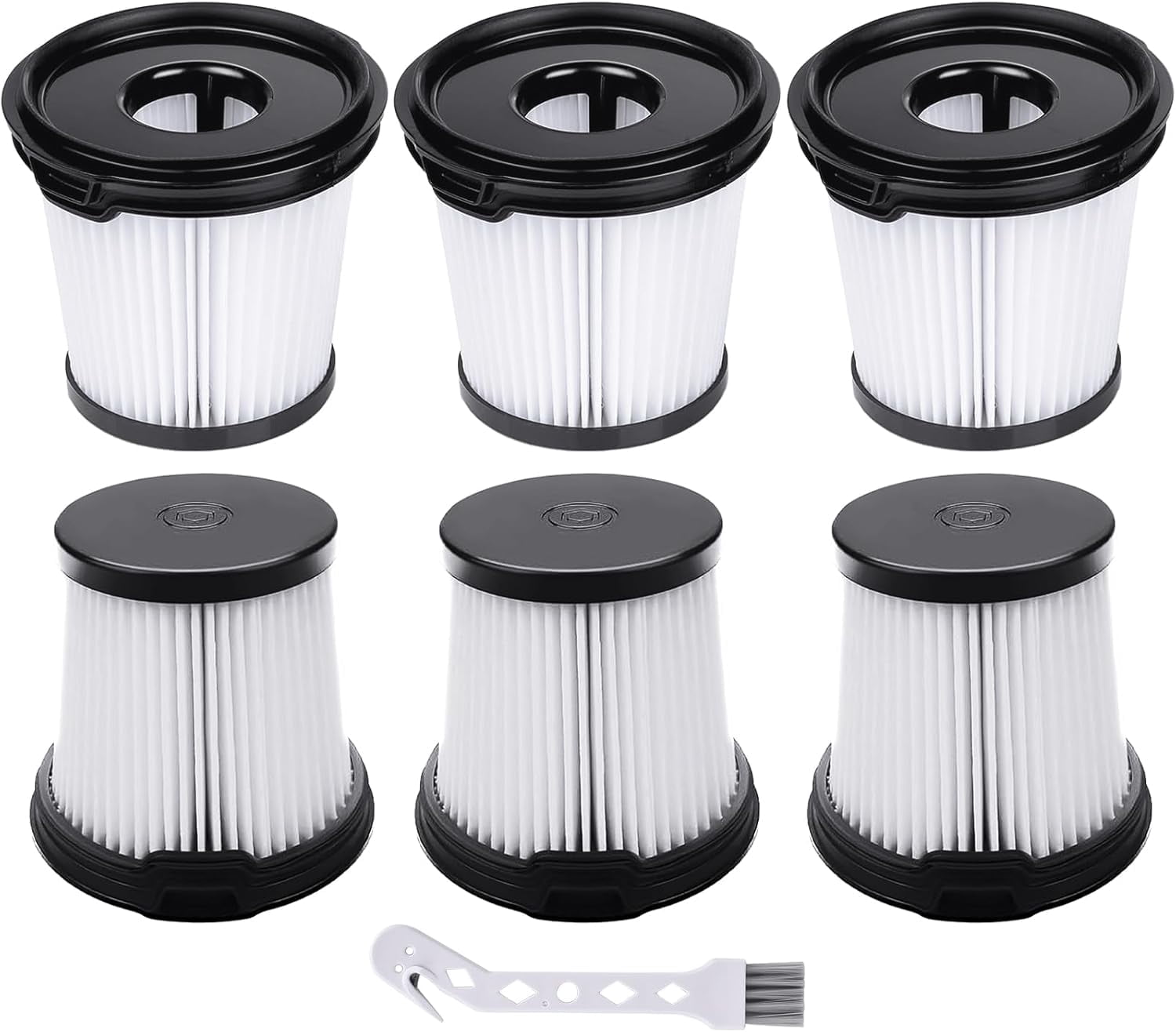 Nispira 2 HEPA & 2 Foam Filter Replacement Set for Shark Upright