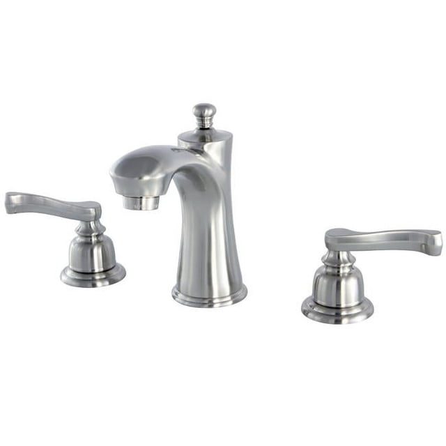 Kingston Brass KB7968FL Royale Robinet de Lavabo à Large Diffusion, Nickel Satiné