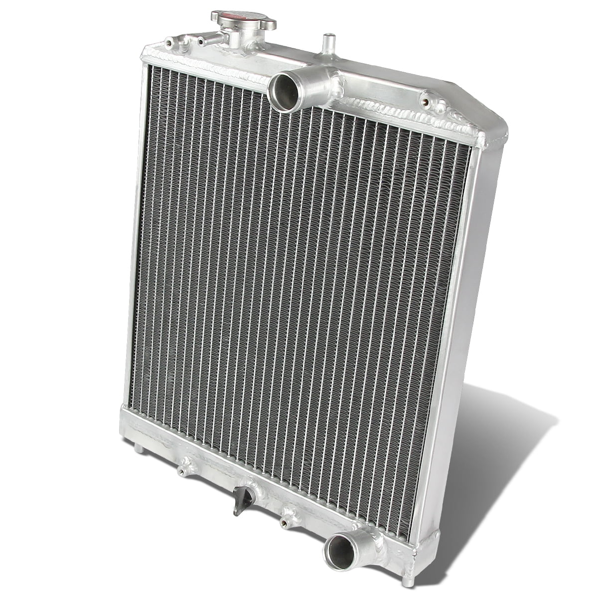 12/" Fans Blue 94-01 Acura Integra DC 2 Row Aluminum Radiator Half Size M//T