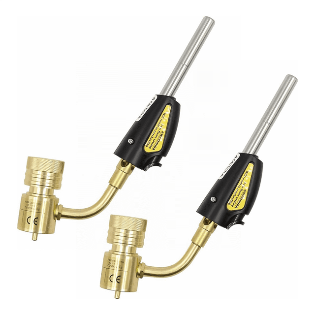 2 Pcs Embouts de Tourbillon de Torche Compatibles avec pour Gaz MAP-Pro/LP, Auto-Éclairage, Régulateur d'Auto-Allumage de Gaz, 2 Pcs x Embouts de Tourbillon de Torche