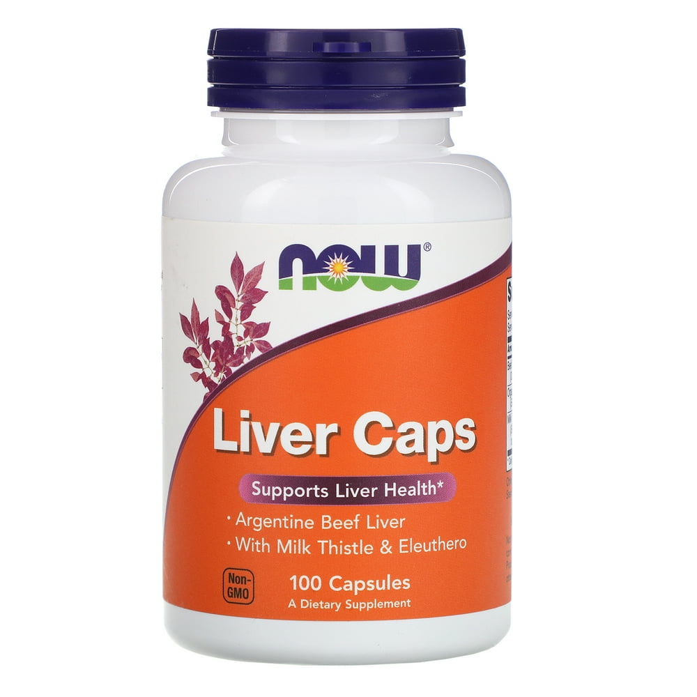 Now Foods Liver Caps, 100 Capsules - Walmart.com - Walmart.com