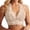 Beige, variant on Iugvhana Women's Lace Halter Bras V-Neck Side Closure Push Up Bra Backless Elegant Scalloped Trim Party Date Night Bras Daily Bra Black XL