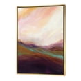 thumbnail image 1 of Designart ' Abstract Desert Dunes Watercolor Orange Yellow ' Cottage Framed Canvas, 1 of 3