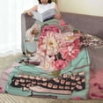 thumbnail image 6 of Vsdgher Vintage Typewriter Floral Ultra-Soft Micro flannel Blanket Throw Blankets for Couch Sofa, Bed (4 sizes)-80"x60", 6 of 7