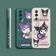thumbnail image 5 of Case For Redmi K60E K50 K40S K40 K30 K20 10C 9 8A 8 10 Pro 4G 5G Colour Simple Liquid silicone Case Cartoon kuromi Cat, 5 of 5