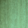 thumbnail image 1 of Ahgly Company Indoor Square Abstract Turquoise Blue Modern Area Rugs, 4' Square, 1 of 4