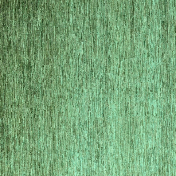 Ahgly Company Indoor Square Abstract Turquoise Blue Modern Area Rugs, 4' Square