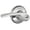 Silver, variant on Schlage F51-MER Merano Keyed Entry F51A Panic Proof Door Lever, Satin Nickel