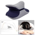 thumbnail image 4 of Almohada para Dormir 360 degree Espalda Cuello Almohada Memoria Almohada - Azul oscuro SM SunniMix Cojín de viaje Nap, 4 of 8