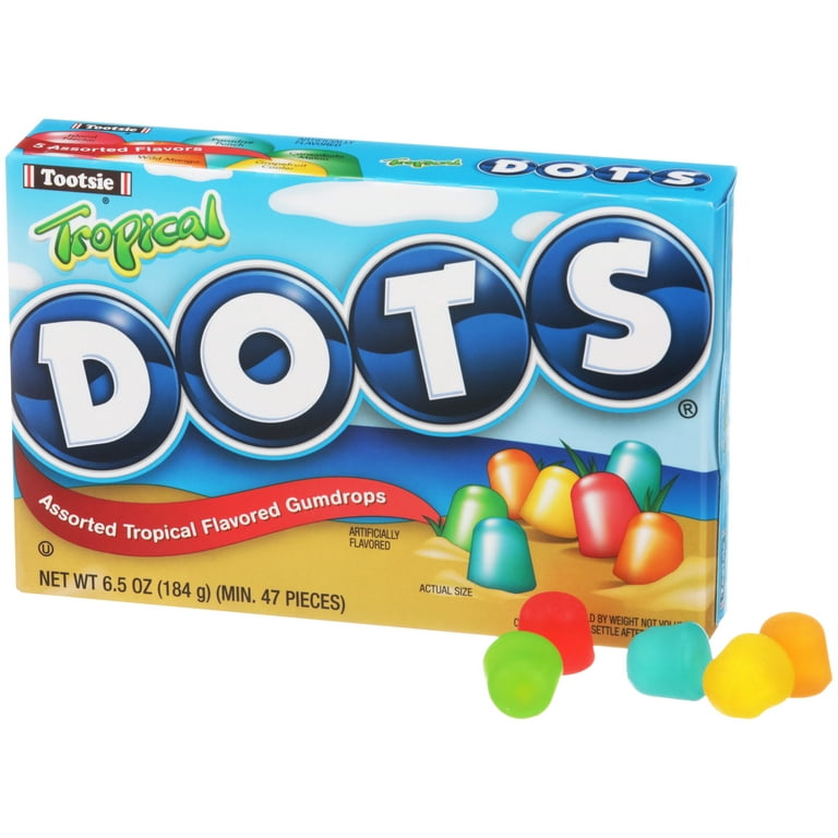 ・・・・・・・・・(ドッツトーキョー,dotstokto) / Points Tootsie Roll Tropical Dots, Tropical Flavored Peanut Free Gum