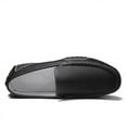 thumbnail image 5 of Big Size Men's Casual Loafers Slip On Leather Shoes Lightweight Driving Shoes Moccasins Classic Penny Loafer Flats Boat Shoes, 5 of 10