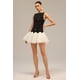 thumbnail image 3 of Vestido Bellabarnetten Salamo minivestido sin mangas con diamantes, 3 of 6