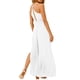 thumbnail image 5 of VISgogo - Mono largo de verano para mujer, color sólido, sin mangas, cuello en V profundo, pierna ancha VISgogo  moda, 5 of 7