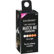 Black Radiance True Complexion Match Me Foundation, 8431 Fair to Light, 1 fl oz
