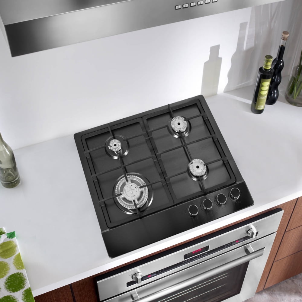 Goxfaca Propane Stove Top Stainless Steel Panel Burners Portable Auto Ignition Counter Stove Multi-Function Tabletop Stove for Kitchen Cooking stunning