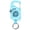 Light Blue, variant on THLKIF   Outdoor Automatic Retractable Wire Rope Tactical Keychain,Heavy Duty Carabiner Key Chains, Anti-Theft Multitool Carabiner Badge Holder for Camping, Fishing, Hunting
