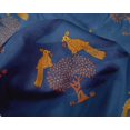 thumbnail image 4 of oneOone Silk Tabby Fabric Bird & Tree Block Print Fabric BTY 42 Inch Wide, 4 of 4