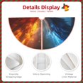 thumbnail image 5 of Balery Red And Blue Fire Dragon E Printed Christmas Tree Skirt , Merry Christmas Party Christmas Tree Decoration,Adjustable Tree Skirt-48", 5 of 8