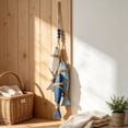 thumbnail image 3 of Wooden Fish Hanging Ornament, Coastal Beach Style Rope Decor for Home, Cafe, Restaurant, Bathroom, Ocean Theme Wall Art, 3 of 6