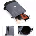 thumbnail image 3 of pitrice Drawstring Backpack Daypack Waterproof Gymsack Sports Gym Bag Pouch Backpack with Inner Zipper Pocket for Women Men, 3 of 9