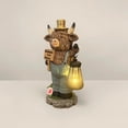 thumbnail image 5 of Solar Highland Cow Outdoor Statue, Garden Decor with Lantern Highland Cow Figurines for Yard Art Lawn Ornaments Porch Patio Balcony, 5 of 9