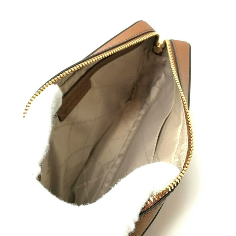 Michael Kors Women's Zipper Closure Saffiano Leather Crossbody Bag