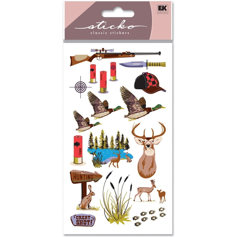 Sticko Classic Hunting Sticker, 12 Piece - Walmart.com