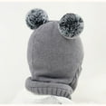 thumbnail image 4 of Baby Winter Hat Scarf Set, Unisex Infant Toddler Kids Hat Scarf, 4 of 4