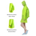 thumbnail image 4 of CSChome Ponchos de Pluie à Capuche Imperméable pour Extérieur Couleur Vive Respirant Réutilisable pour Femmes Hommes Randonnée, 4 of 7