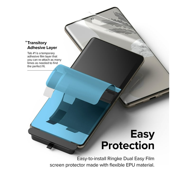 Ringke [2 Pack] Dual Easy Film Compatible with Google Pixel Pro