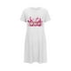 thumbnail image 5 of Camisón corto de talla grande para mujer, camisón de manga corta con estampado de pecho a la moda, camisón para mujer, 5 of 5