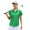 Green, variant on Pinspark Polo Shirts for Women Moisture Wicking Golf Shirt Half Zip Pullover Curved Hem Athletic Tennis Tops