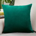 thumbnail image 2 of Funda de almohada de 2 piezas, funda de almohada decorativa verde oscuro, Soli, 2 of 5