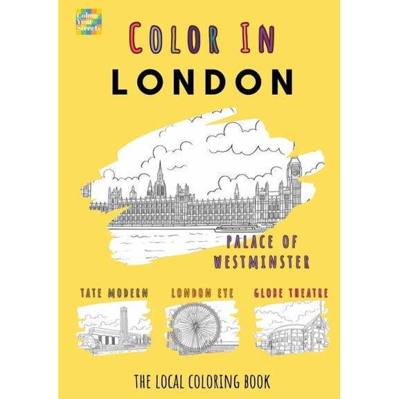 London Coloring Book, (Paperback)
