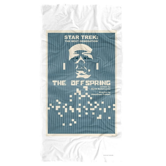 Star Trek Beach Towel, 30"x60" TNG Season 3 Episode 16 Beach Towel