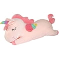 thumbnail image 1 of Peluche HUOGUO, unicornio rosa, 30 cm, para niños, 1 of 1