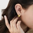 thumbnail image 6 of Ross-Simons Italian 14kt Yellow Gold Huggie Hoop Earrings, Women's, Adult, 6 of 8