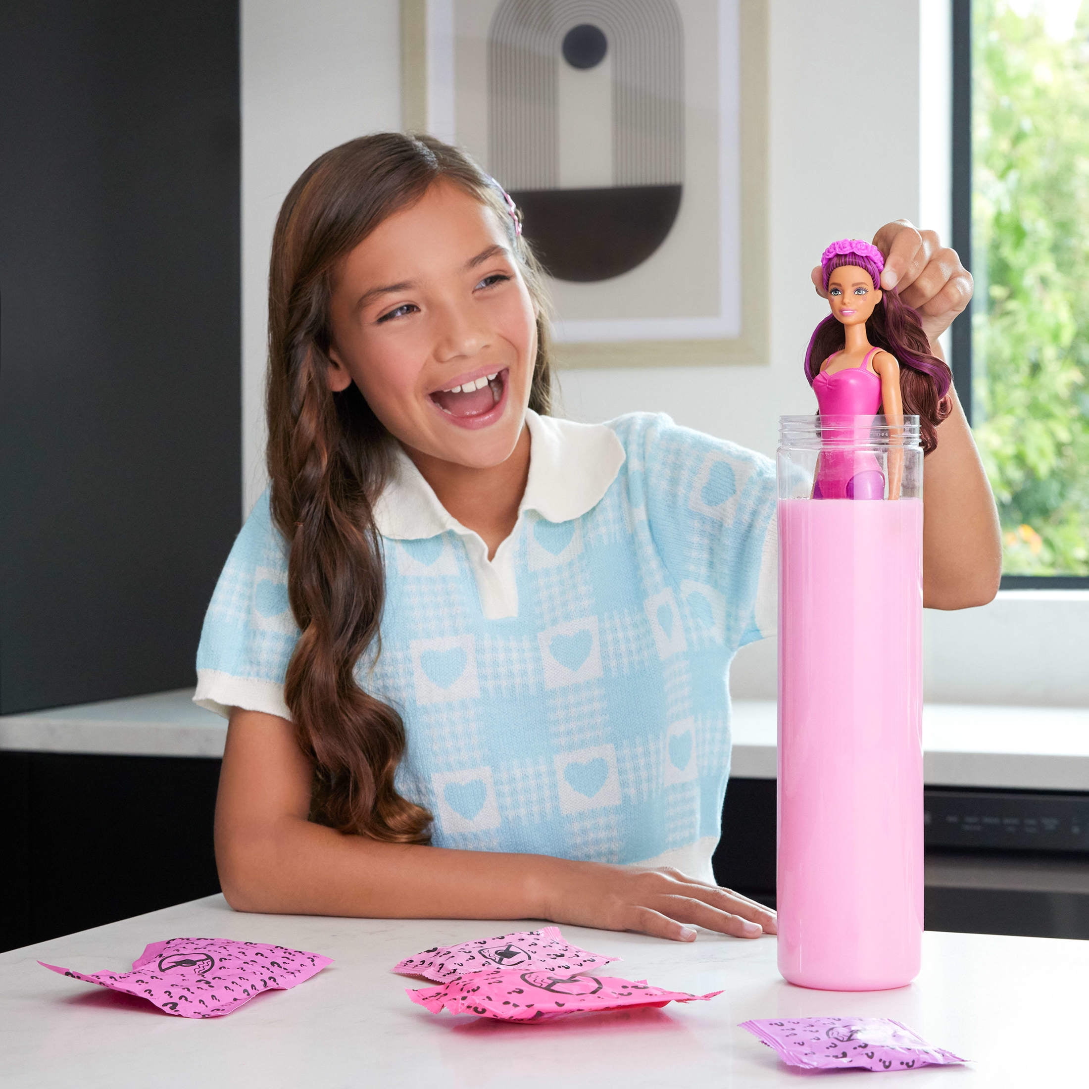 Barbie Color Reveal Ballerina Series Doll & Accessories, 6 BalletcoreInspired Surprises (Styles May (图3)