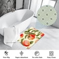 thumbnail image 3 of Peach Area Rugs: Polyester Non-Slip Kitchen Mat Office Rug - Machine Washable, 3 of 6