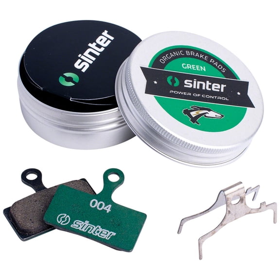 Sinter Green s2032 Compound Organic Disc Brake Pads - Shimano G Type, Sinter Type 004, One Pair