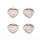 thumbnail image 2 of Guardurnaity 100 Uds colgante en forma de corazón cabujón Base bandejas colgantes DIY cinabrio romántico accesorios de joyería informales Ropa, zapatos y accesorios Miscelánea 19*20mm Guardurnaity AP015873-03, 2 of 6