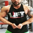 thumbnail image 4 of Summer Workout Tank Tops for Men with Sleeveless Design and Letter Print, 4 of 8