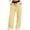 Light Yellow-AWN, variant on Mnyotv Straight Wide Leg Pants Girls Fashion High Waist Baggy Sweatpants Drawstring Trousers with Pocekts Size 12-13 Years