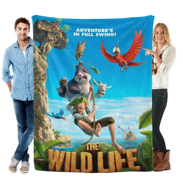 La Vida Salvaje anti-pilling, suave, ligera, esponjosa y acogedora de lujo para hogar y cocina – Perfecta para niños y adultos,120X180cm