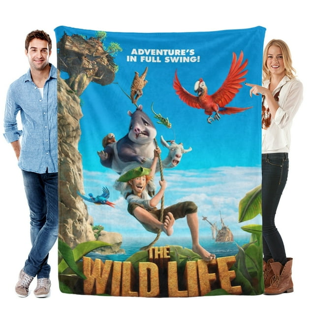 La Vida Salvaje anti-pilling, suave, ligera, esponjosa y acogedora de lujo para hogar y cocina – Perfecta para niños y adultos,130X150cm