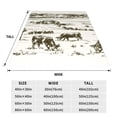thumbnail image 3 of Salouo Cows Grazing On The Meadow 1 Print Bed Blankets,Flannel Blanket Comfortable Air Conditioning Blanket Lightweight Blanket for Sofa Bed Travel & Couch -50"x40", 3 of 8