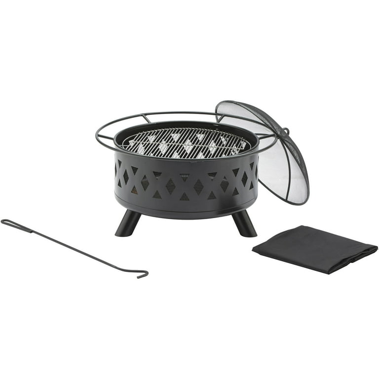 Better Homes & Gardens 30-Inch Round Wood Fire Pit Better Homes & Gardens 30-Inch Round Wood Fire Pit
