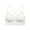 White, variant on Wireless Bras for Women Convertible Back Cross Strap No Underwire Bralettes Mid Support T-Shirt Underwear